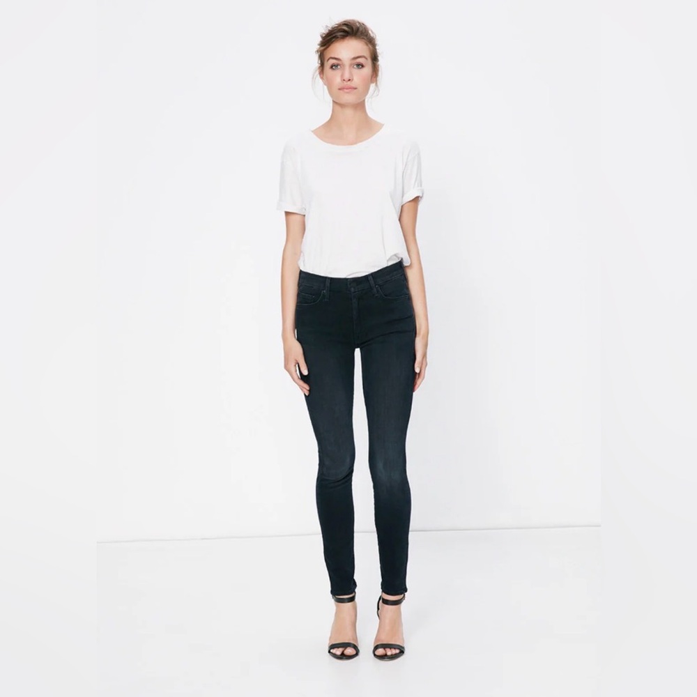 Mother - High Waisted Looker Skinny Blackbird Jeans size 29